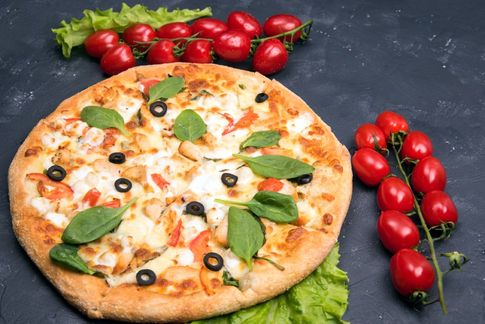 pizza aux olives